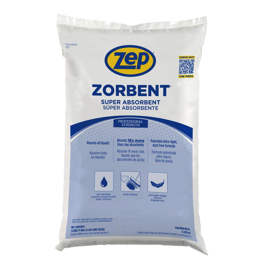 ZEP ZORBENT SUPER ABSORBER - 16X MORE EFFECTIVE - – ZEP Australia
